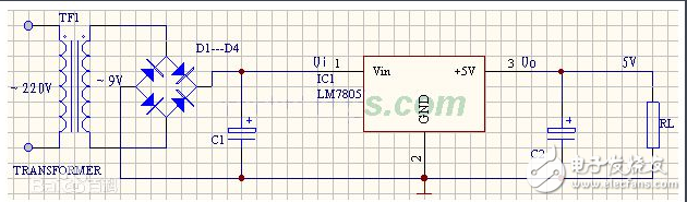 电源稳压器厂家关于三端稳压器7805的应用详解